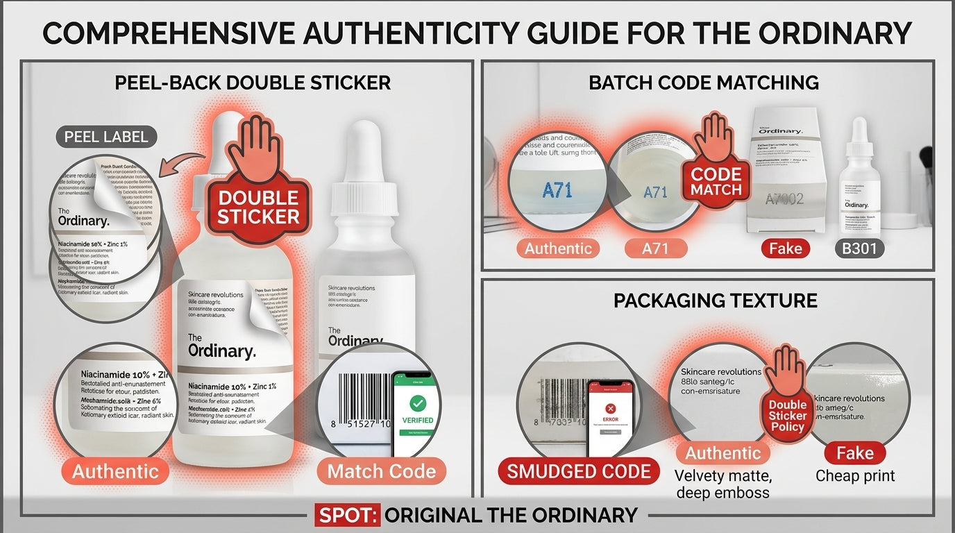 How to Verify Original vs. Fake The Ordinary Products in Pakistan