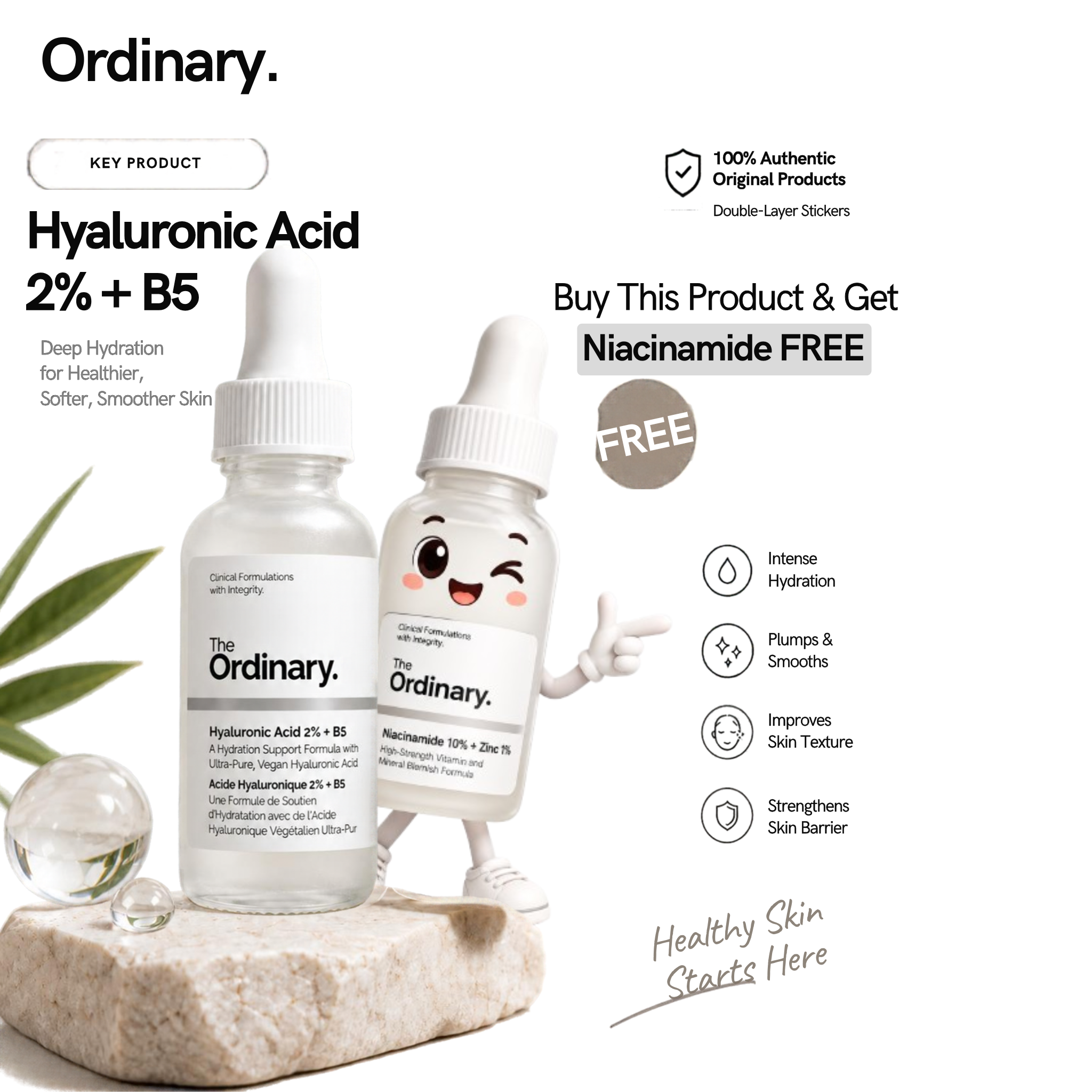 Hyaluronic Acid + FREE Niacinamide