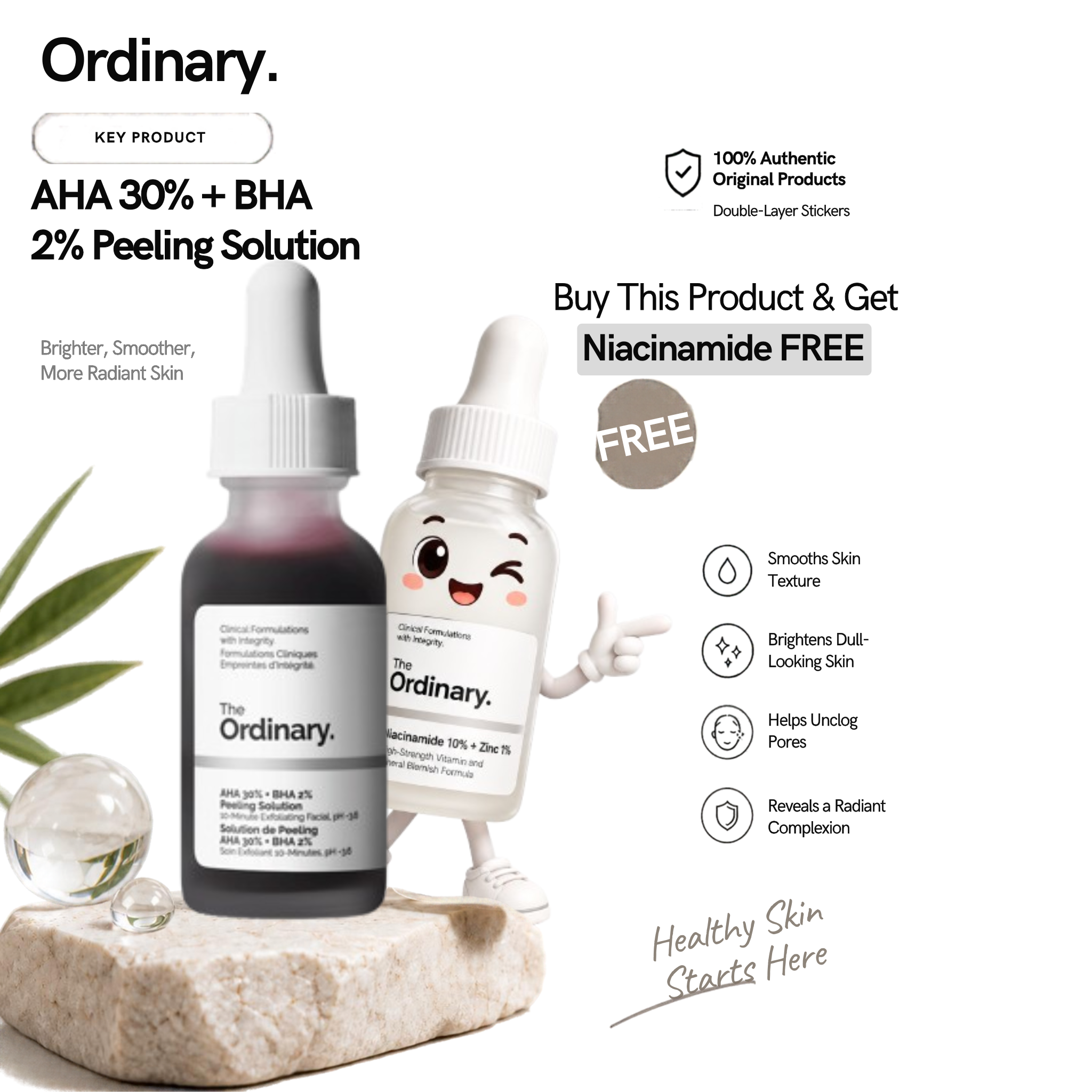 Peeling Solution + FREE Niacinamide