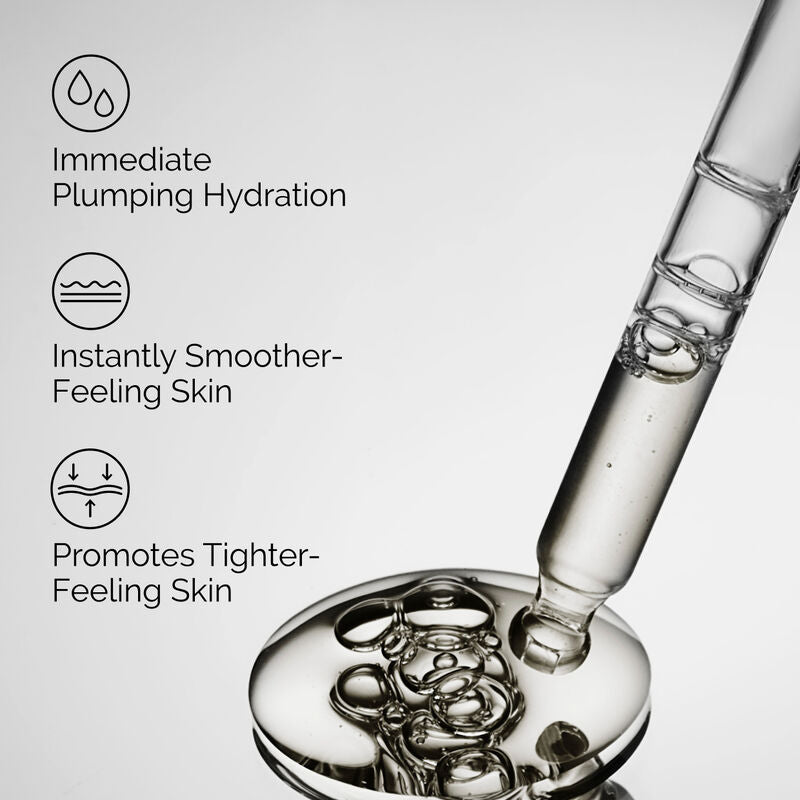 Dropper view of The Ordinary Hyaluronic Acid 2% + B5 for immediate plumping hydration