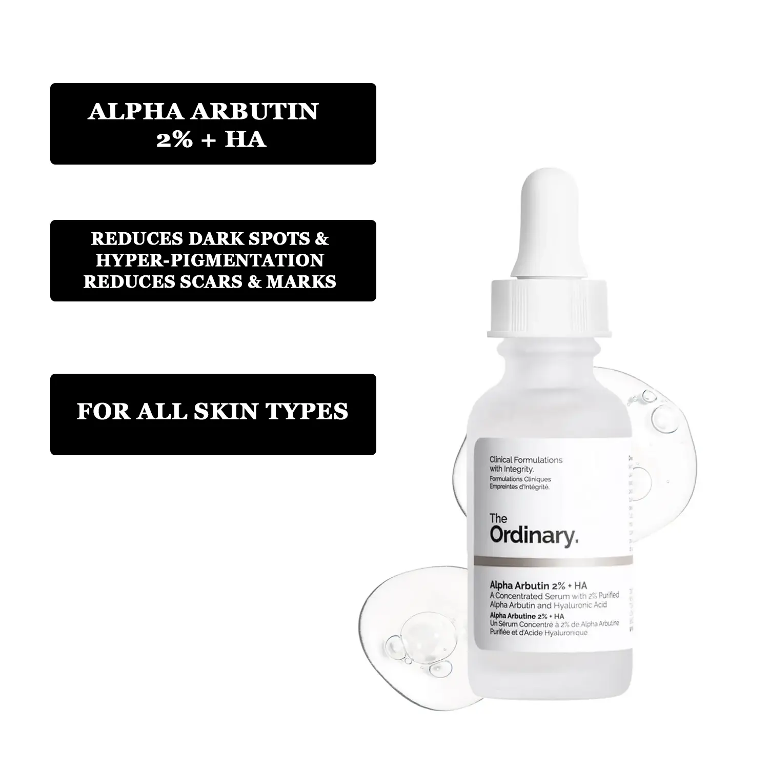 The Ordinary Alpha Arbutin 2% + HA serum for dark spots and hyperpigmentation in Pakistan