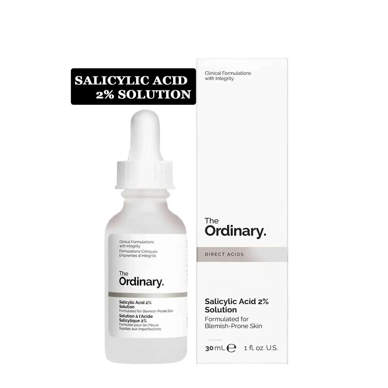 The Ordinary Salicylic Acid 2% Solution for blackheads and skin texture
