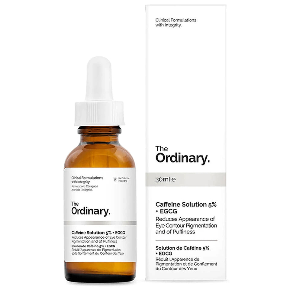 Original The Ordinary Caffeine Solution 5% + EGCG box and bottle packaging