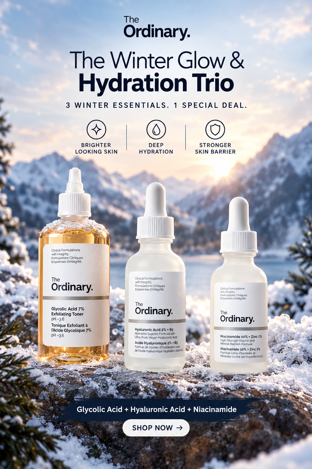 The Winter Glow & Hydration Trio
